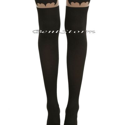 DC Comics Batman Bat LOGO Sexy Sheer/Black Tights Pantyhose Nylons S/M M/L NIP